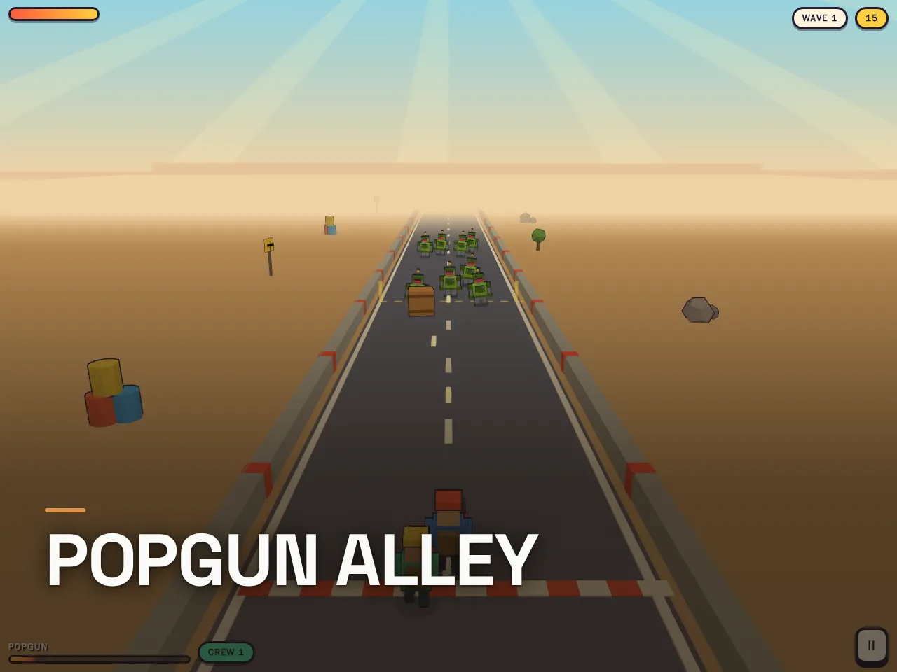 Screenshot of Popgun Alley